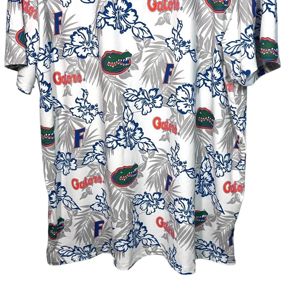 Reyn Spooner Mens Florida Gators Hawaiian Button-Front Performance Shirt XXL